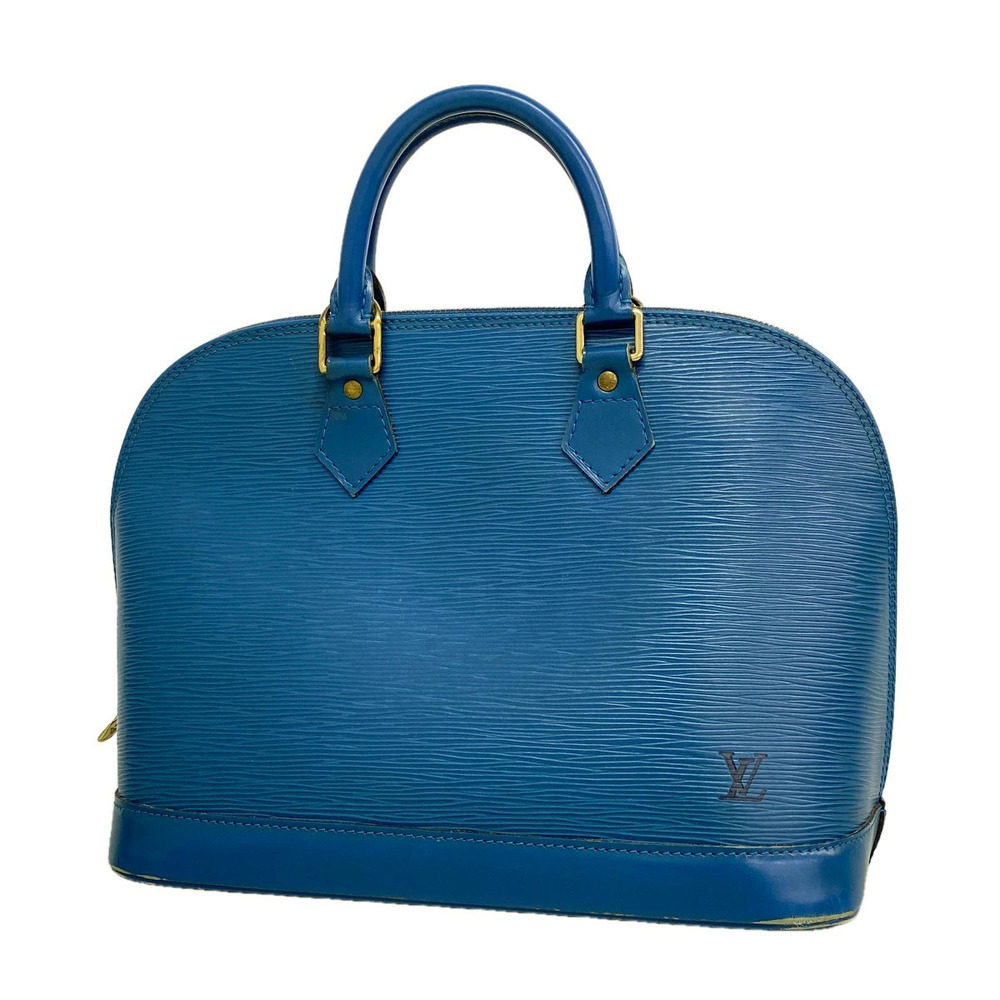 Louis Vuitton Alma Epi Handbag Toledo Blue